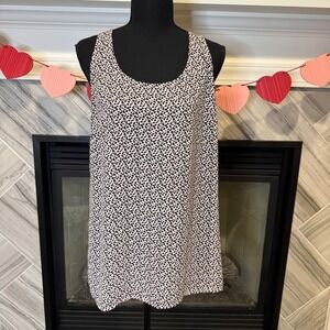 Cabi Sleeveless‎ Tank Top Leopard Print Casual Everyday Comfy Top Size Medium